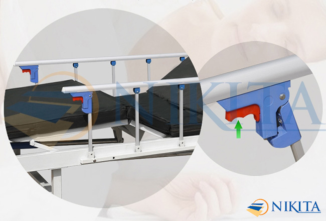 Thanh chắn 2 bên an toàn cho người bệnh giường DCN03 Thanh chắn 2 bên an toàn cho người bệnh của giường DCN03