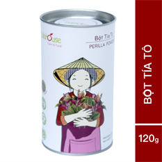 Bột tía tô nguyên chất hữu cơ Dalahouse - Lon 120g Bột tía tô nguyên chất hữu cơ Dalahouse - Lon 120g