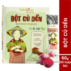 Bột củ dền nguyên chất sấy lạnh Dalahouse 60g Bột củ dền nguyên chất sấy lạnh Dalahouse 60g
