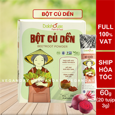 Bột củ dền nguyên chất sấy lạnh Dalahouse 60g