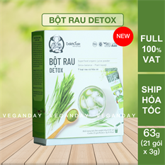 Bột rau củ detox thải độc Dalahouse Hộp 63g (21 tuýp_3g)
