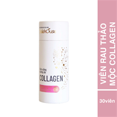 Viên rau thảo mộc dưỡng da collagen Dalahouse - 30 viên - Phục hồi, dưỡng da, làm đẹp từ bên trong Viên rau thảo mộc dưỡng da collagen Dalahouse - 30 viên - Phục hồi, dưỡng da, làm đẹp từ bên trong