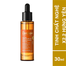 Tinh chất nghệ Hưng Yên x2.2 (serum) với 22% vitamin C sáng da chuyên sâu & mờ vết thâm Cocoon 30ml Tinh chất nghệ Hưng Yên x2.2 (serum) với 22% vitamin C sáng da chuyên sâu & mờ vết thâm Cocoon 30ml