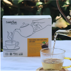 Trà gừng đen mật ong lên men Dalahouse 75g Trà gừng đen mật ong lên men Dalahouse 75g