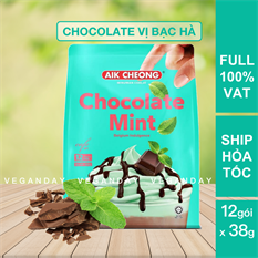 Thức uống Chocolate Bạc Hà - Socola Bạc Hà Gói Tự Pha Aik Cheong - Nhập Khẩu Malaysia