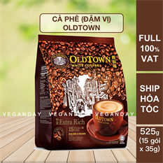 Cà phê trắng Oldtown White Coffee 3 in 1 – Extra Rich 525g (15gói_35g)
