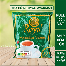 Trà Sữa Hòa Tan Royal Myanmar Teamix 600g (30 gói x 20g)