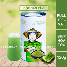 Bột Cần Tây Nguyên Chất Sấy Lạnh Dalahouse - Lon 120g