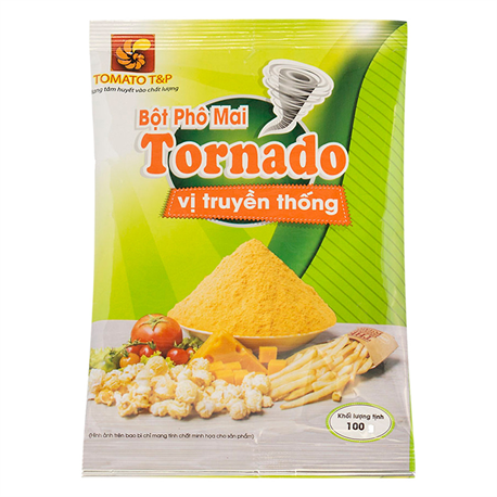 Bột Phô Mai Tornado Vị Truyền Thống (100g / Gói) Bột Phô Mai Tornado Vị Truyền Thống (100g / Gói)