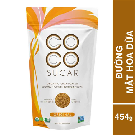 Đường Mật Hoa Dừa Hữu Cơ Organic Coco 454g Đường Mật Hoa Dừa Hữu Cơ Organic Coco 454g