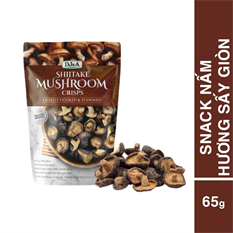 Snack Nấm Hương Sấy Giòn Của Úc - 65g - DJ&A SHIITAKE MUSHROOM CRISPS Snack Nấm Hương Sấy Giòn Của Úc - 65g - DJ&A SHIITAKE MUSHROOM CRISPS