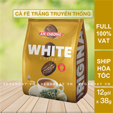 Cà Phê Trắng Truyền Thống 3 Trong 1 Aik Cheong (12 Gói x 38g) Cà Phê Trắng Truyền Thống 3 Trong 1 Aik Cheong (12 Gói x 38g)