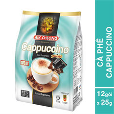 Cà Phê Cappuccino Aik Cheong Cafe Art (12 Gói x 25g) Cà Phê Cappuccino Aik Cheong Cafe Art (12 Gói x 25g)