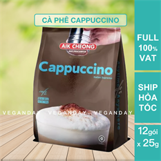 Cà Phê Cappuccino Aik Cheong Cafe Art (12 Gói x 25g)