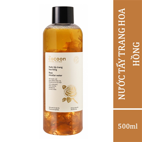 Nước Tẩy Trang Hoa Hồng Cocoon 500ml Nước Tẩy Trang Hoa Hồng Cocoon 500ml