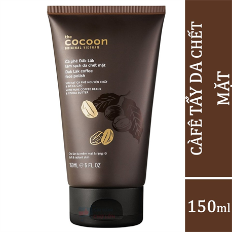 Cà Phê Đắk Lắk Làm Sạch Da Chết Mặt Cocoon 150ml Cà Phê Đắk Lắk Làm Sạch Da Chết Mặt Cocoon 150ml