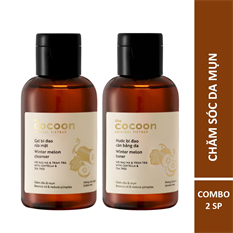 Combo Làm sạch + cân bằng cho da mụn Cocoon Combo Làm sạch + cân bằng cho da mụn Cocoon