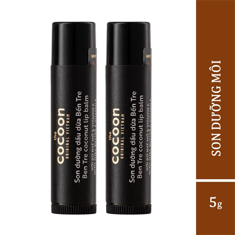 Combo 2 thỏi Son dưỡng dầu dừa Bến Tre Cocoon Combo 2 thỏi Son dưỡng dầu dừa Bến Tre Cocoon