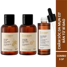 Combo Chăm sóc da mụn cơ bản Cocoon Combo Chăm sóc da mụn cơ bản Cocoon