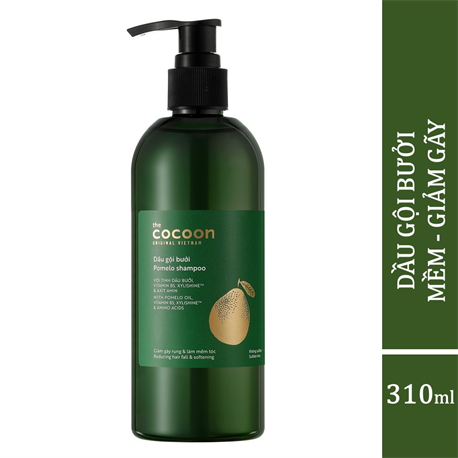 Dầu gội bưởi Cocoon giúp giảm gãy rụng và làm mềm tóc 310ml Dầu gội bưởi Cocoon giúp giảm gãy rụng và làm mềm tóc 310ml