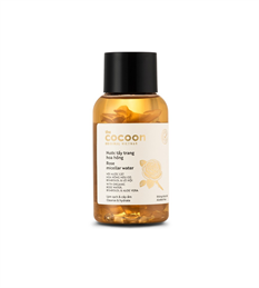 Nước tẩy trang hoa hồng Cocoon tẩy sạch makeup & cấp ẩm 140ml Nước tẩy trang hoa hồng Cocoon tẩy sạch makeup & cấp ẩm 140ml
